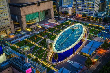 Nagoya TV Kulesi 'nden görülebilen Oasis 21