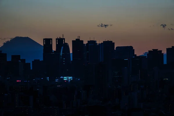 Puesta Sol Desde Centro Cívico Bunkyo —  Fotos de Stock