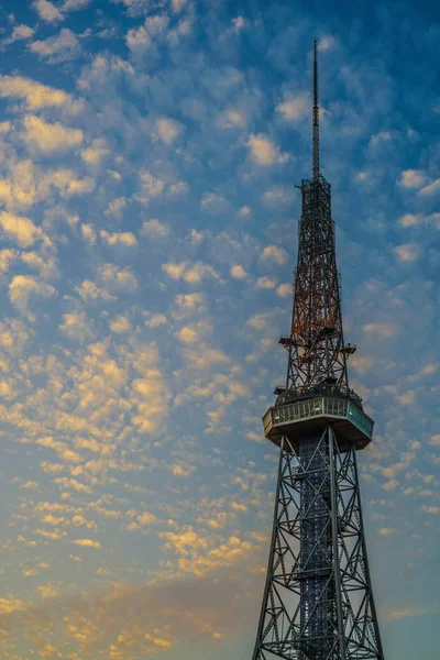 Nagoya Torre Pôr Sol — Fotografia de Stock