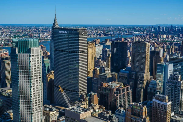 Vista Dal Rockefeller Center Top Rock — Foto Stock