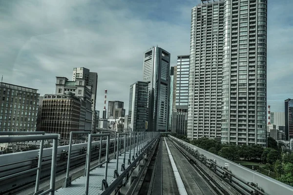 Tokio Budov Viditelných Yurikamomu — Stock fotografie