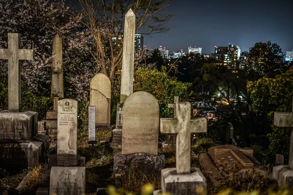 Yokohama Motomachi Des Ausländischen Allgemeinen Friedhofs — Stockfoto