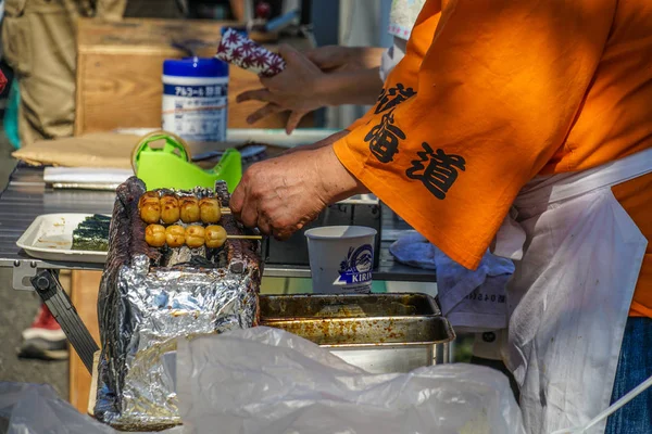 Horneado Dumpling Festival Puestos — Foto de Stock