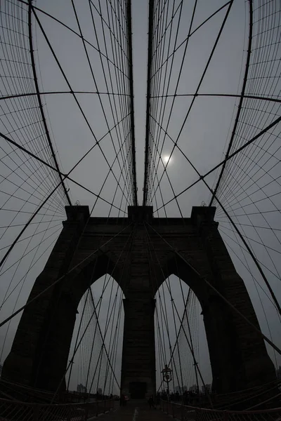 Brooklyn Bridge Nueva York Estados Unidos — Foto de Stock