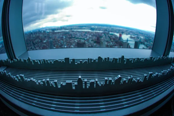 Обсерватория Одного Здания Всемирного Торгового Центра — стоковое фото
