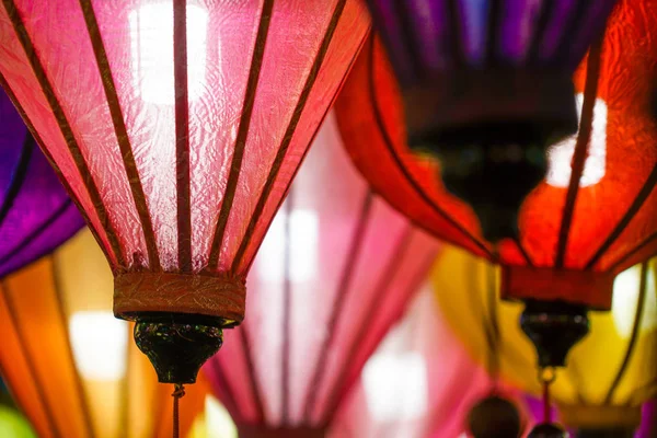 Lanterns of colorful summer festival