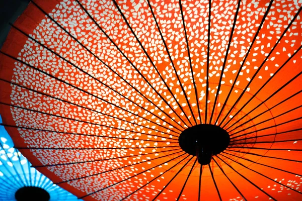 Imagem Colorido Guarda Chuva Japonês — Fotografia de Stock