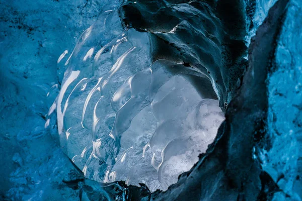 Cueva Islandia Hielo Vatnajokull — Foto de Stock