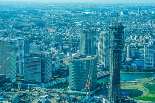 Minato Mirai Distrito Paisagem Desenvolvimento — Fotografia de Stock