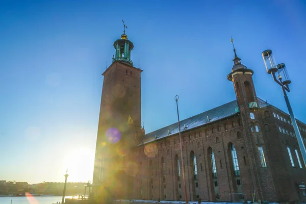 Stockholmer Rathaus Schweden — Stockfoto