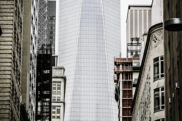 World Trade Center Que Visível Lower Manhattan — Fotografia de Stock