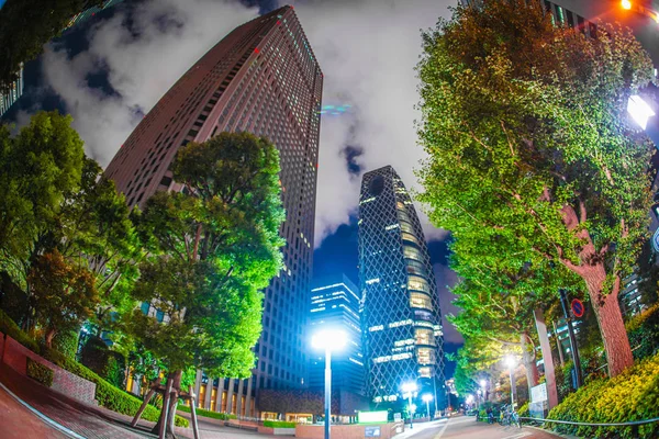 Tokyo Shinjuku Θέα Στους Ουρανοξύστες — Φωτογραφία Αρχείου