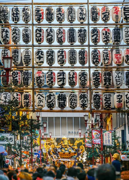 Sanja Matsuri Sensoji Templom — Stock Fotó