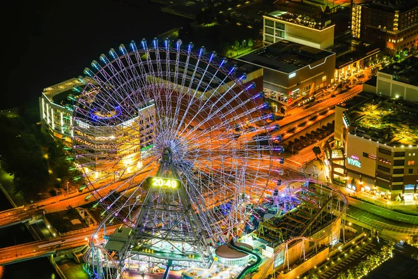 Cosmo Clock Visible Yokohama Landmark Tower — Stockfoto