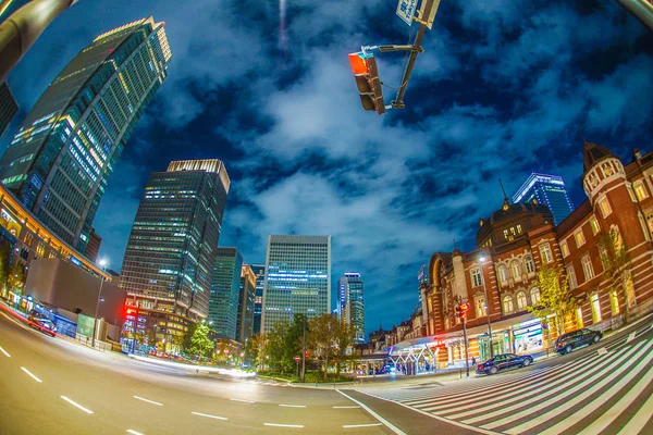 Tokyo Station Distrito Negocios Que Visible Desde Kitte —  Fotos de Stock