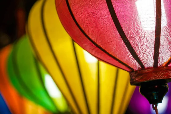 Laternen Beim Bunten Sommerfest — Stockfoto