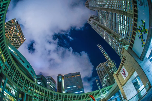 Tokyo City Government Night View — 스톡 사진