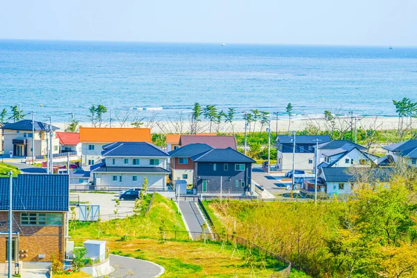 Krajina Prefektury Miyagi Shichigahama — Stock fotografie