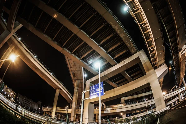 Bayshore Route Daikoku Junction Tsurumi Yokohama Város — Stock Fotó