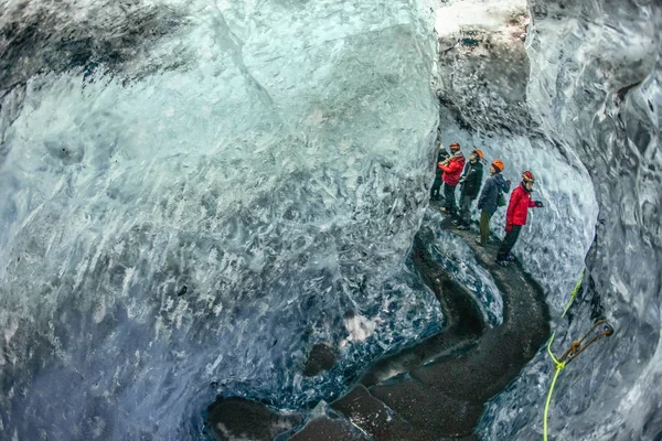 Grotte Glace Islande Vatnajokull — Photo