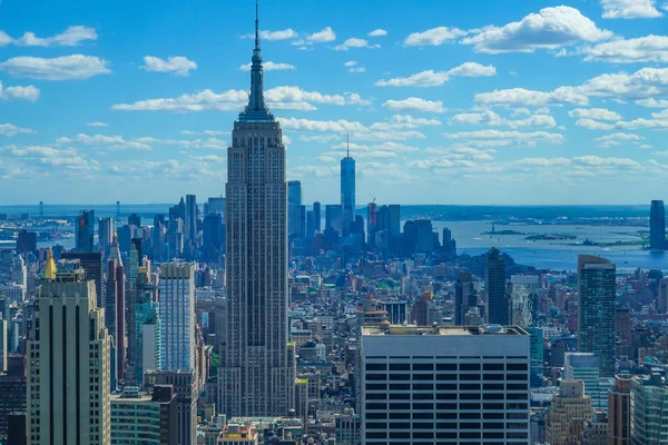 Utsikten Från Rockefeller Center Toppen Klippan — Stockfoto