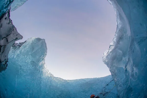 Grotte Glace Islande Vatnajokull — Photo