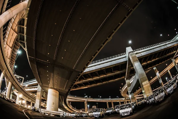 Ruta Bayshore Daikoku Junction Tsurumi Yokohama City — Foto de Stock