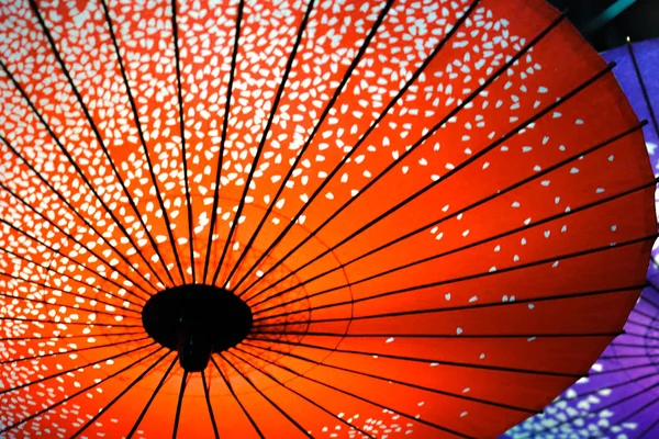 Obrázek Barevného Japonského Deštníku — Stock fotografie