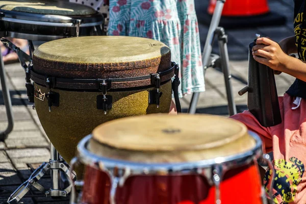 Dob Képe Bongo — Stock Fotó