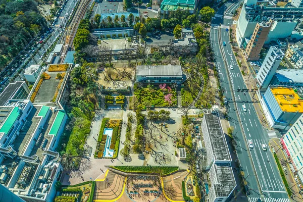 Tokyo Skyline Sett Utifrån Bunkyo Civic Center Outlook Lounge — Stockfoto