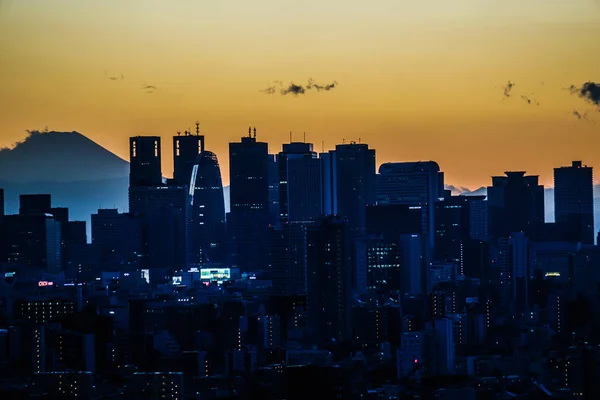 Sunset Bunkyo Civic Center — Stockfoto