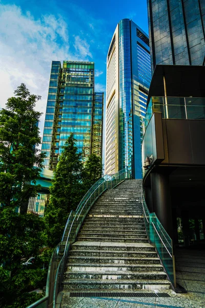 Minato Groepen Van Gebouwen Van Shiodome — Stockfoto