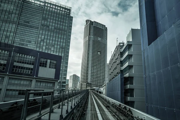 Tokyo Buildings Visible Yurikamome — Stock Photo, Image