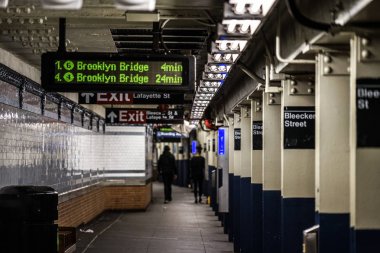 New York metro görüntüsü