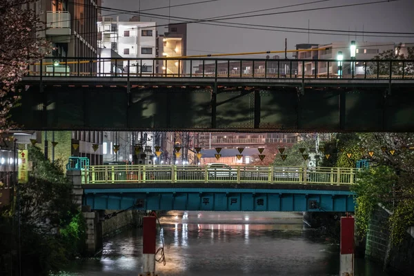 Noite Hiratobashi Metropolitano Manhã Fina Rio Quimono — Fotografia de Stock