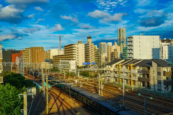 Himmel Über Der Yokohama Stadt Und Herbst — Stockfoto