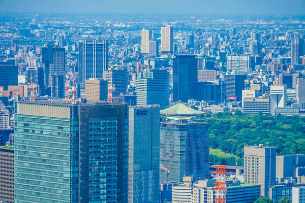 Roppongi Tepeleri Gözlem Güvertesi Nden Şehir Manzarası — Stok fotoğraf