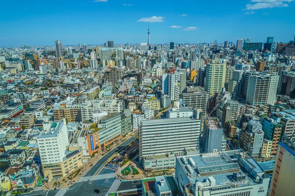 Horizonte Tóquio Visto Partir Bunkyo Civic Center Perspectiva Lounge — Fotografia de Stock