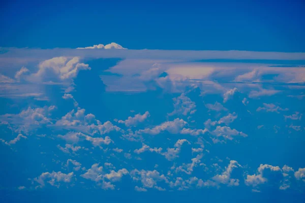 Wolken Lucht Gezien Vanuit Een Vliegtuig — Stockfoto