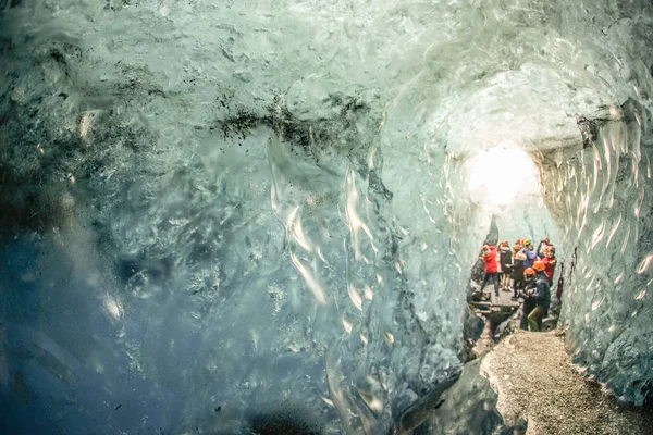 Jaskinia Lodowa Islandii Vatnajokull — Zdjęcie stockowe