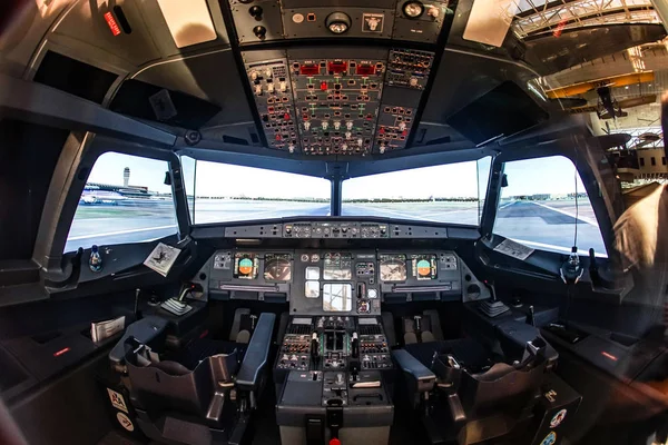 uçağın manzarası, seçici odak