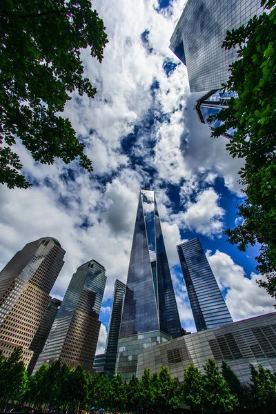 Всесвітній Торговельний Центр Нью Йорк — стокове фото