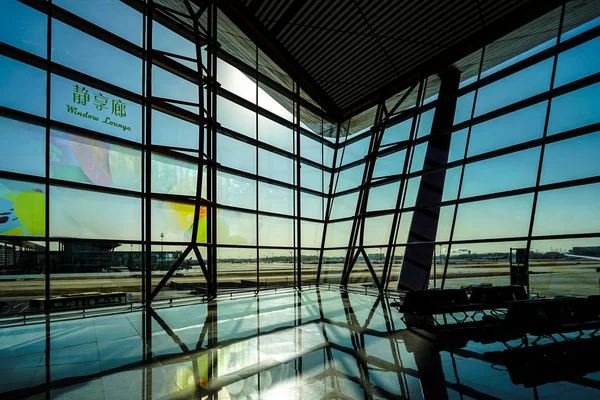 Image Beijing International Airport Terminal — Stock Photo, Image