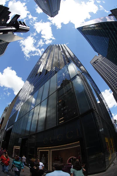 Trump Tower Stars Stripes — Stock Photo, Image