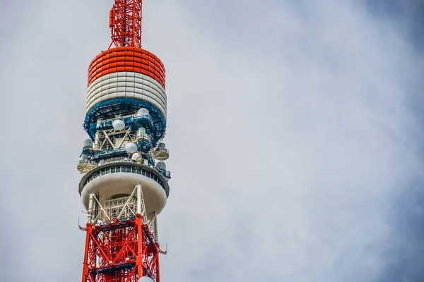 Blue sky and Tokyo Tower (in some construction)