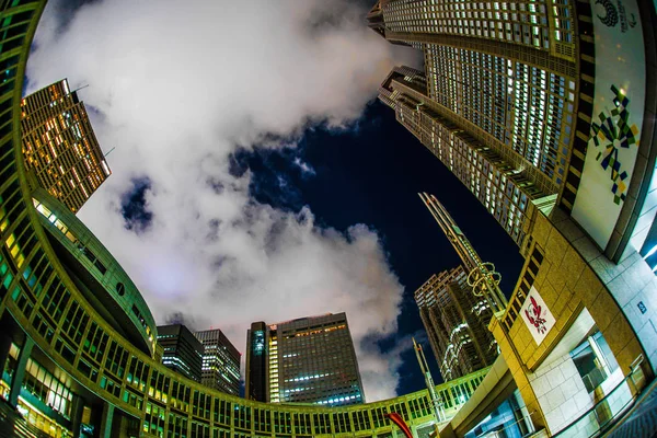 Gouvernement Métropolitain Tokyo Vue Nuit — Photo