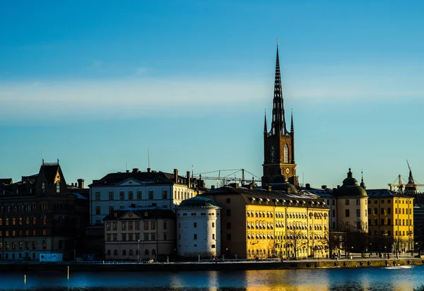 Stockholm Şehri Gündoğumu — Stok fotoğraf