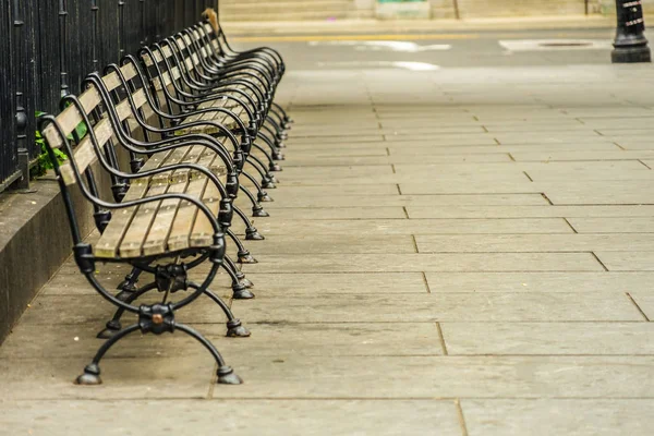 New York Manhattan Bench — Stock fotografie