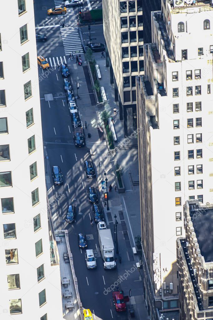 View from Rockefeller Center (Top of the Rock) Traffic