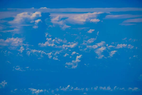 Wolken Lucht Gezien Vanuit Een Vliegtuig — Stockfoto